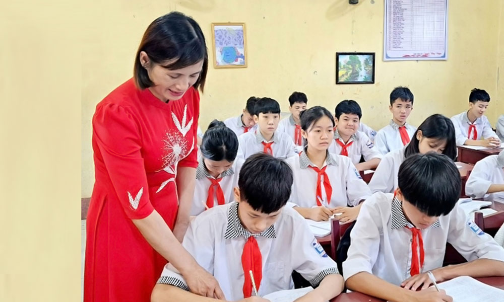 Cô giáo tâm huyết với nghề